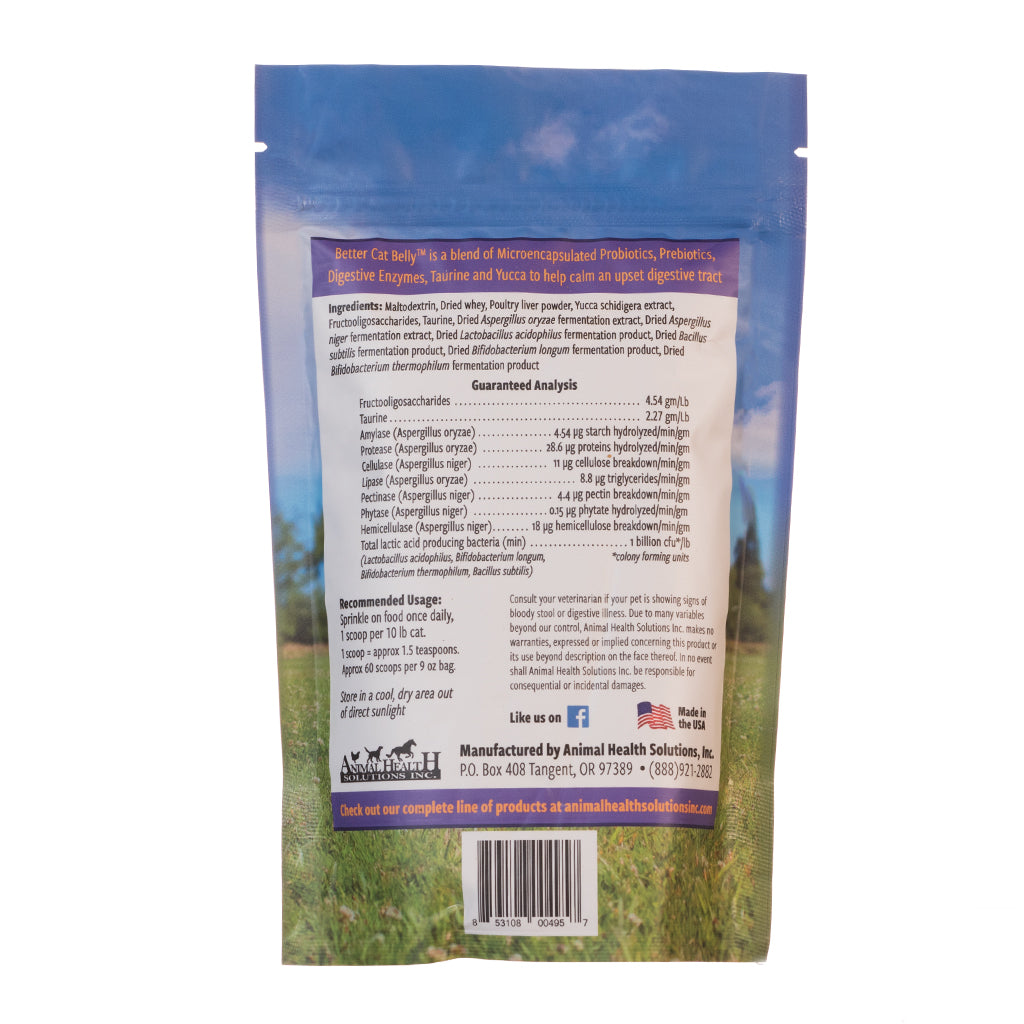 Better Cat Belly Animal Health Solutions Inc