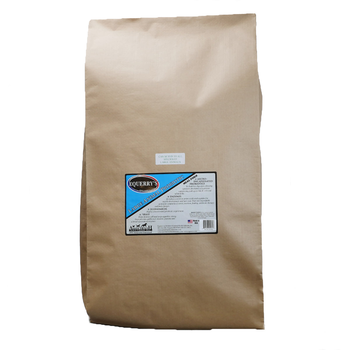 Large Animal Probiotic Animal Health Solutions Inc